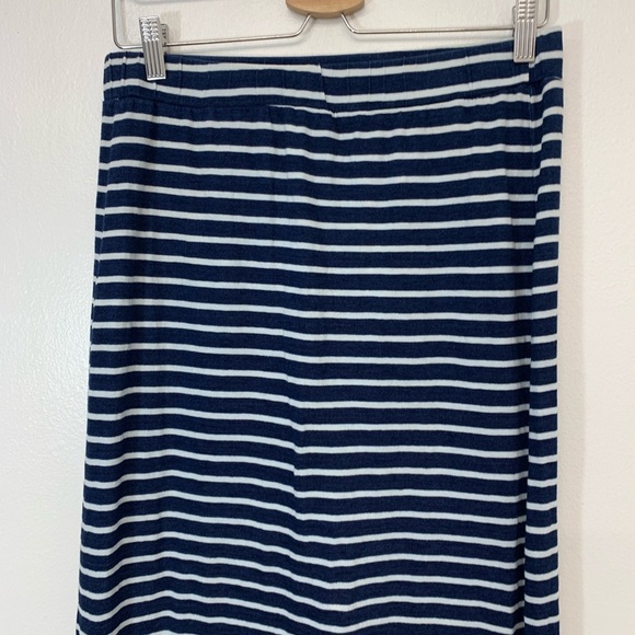 Splendid Striped Maxi Skirt in Navy and White - Picture 2 of 9